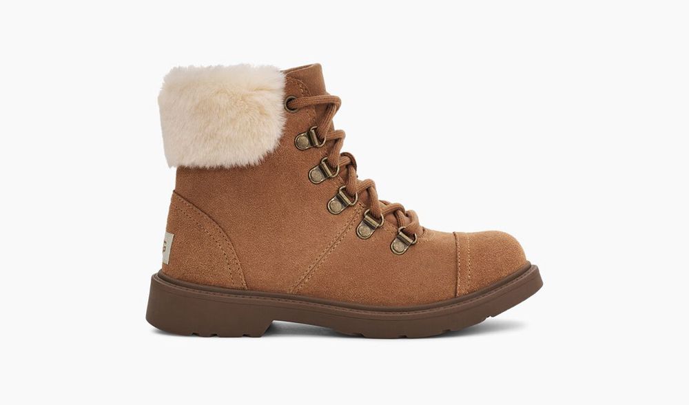 Ugg Azell Hiker Weather - Kids Boots - Brown - NZ (0495GEWCU)